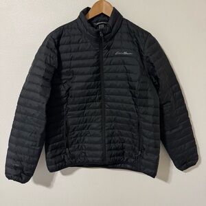 Eddie Bauer EB650 Puffer Down Jacket Black Outdoor Gorpcore Lightweight 2023-L